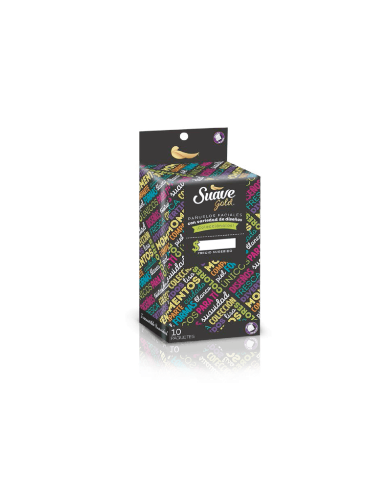 Pañuelos Faciales Suave Gold X10