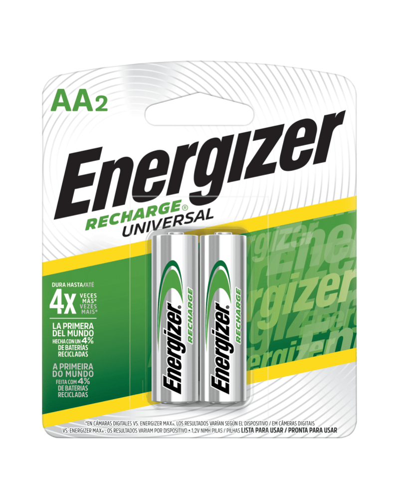 Energizer Recargable Aa Tarj X2