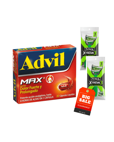 Advil Max X20 Gts  1 Cuchilla