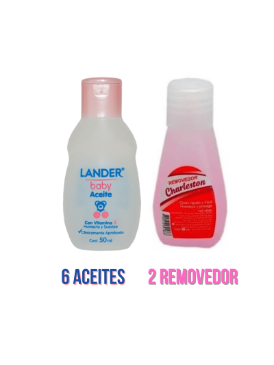 Pack 6 Aceite Bebe x50 -...